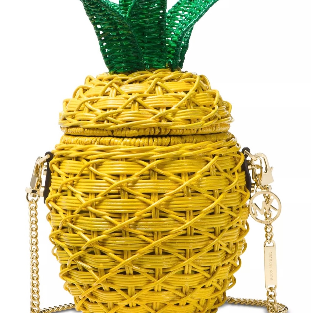 Straw Pineapple Crossbody